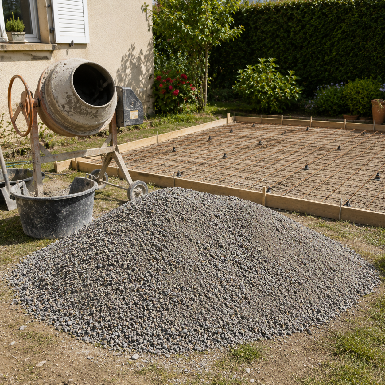 Mélange béton 0/10
