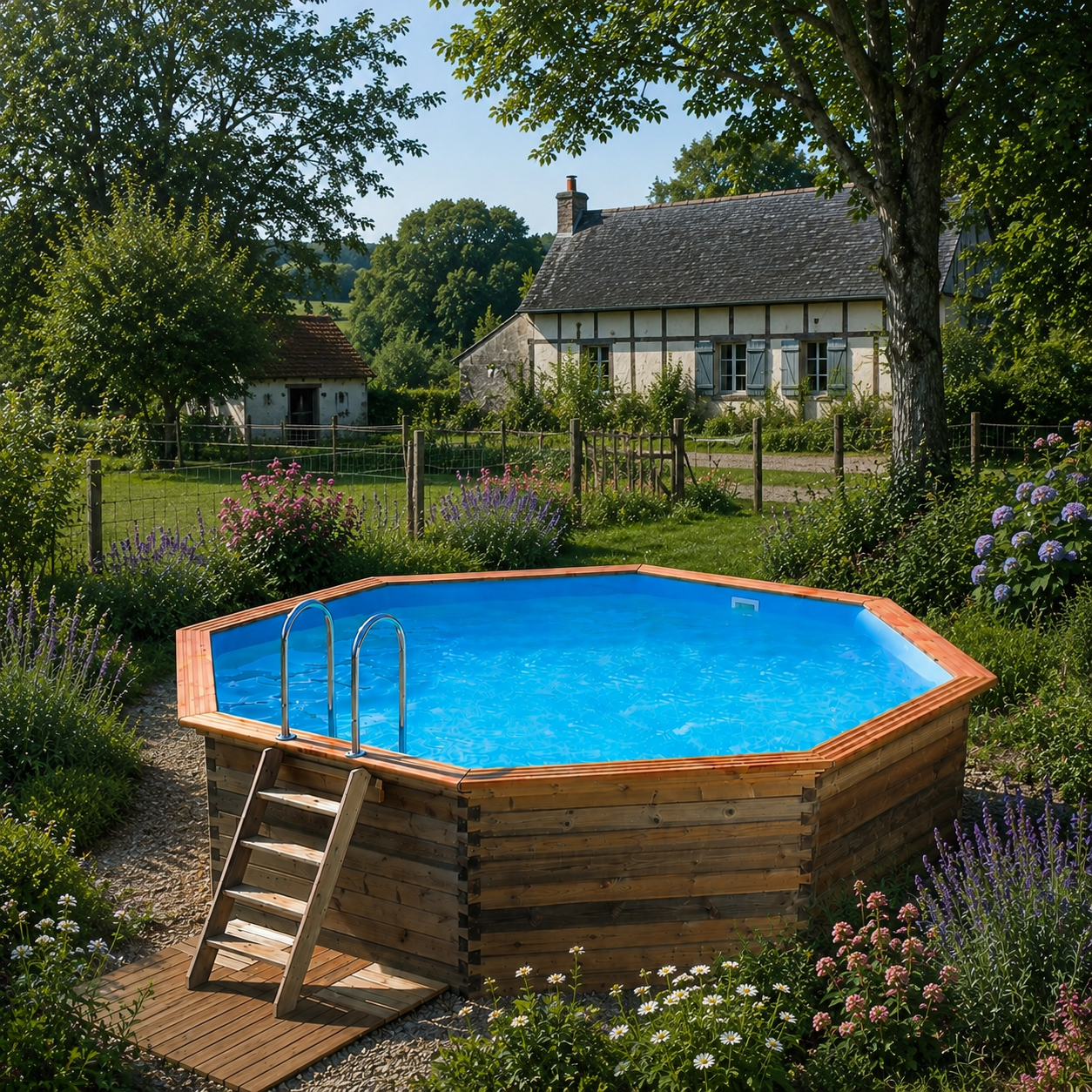 Piscine octogonale
